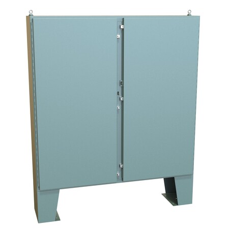 Hammond Clamps Electrical Enclosures, 60.13 in H, 12.69 in D, 60.06 in W, NEMA 4, Steel 1422N4D12F